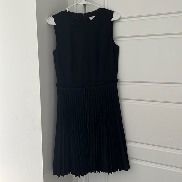 Red Valentino womens black pleated dress - Picture 1 of 3